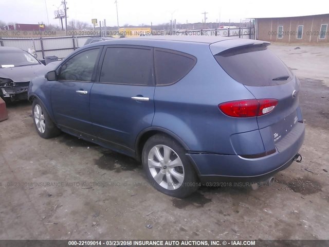 4S4WX82D374407412 - 2007 SUBARU B9 TRIBECA 3.0 H6/3.0 H6 LIMITED BLUE photo 3