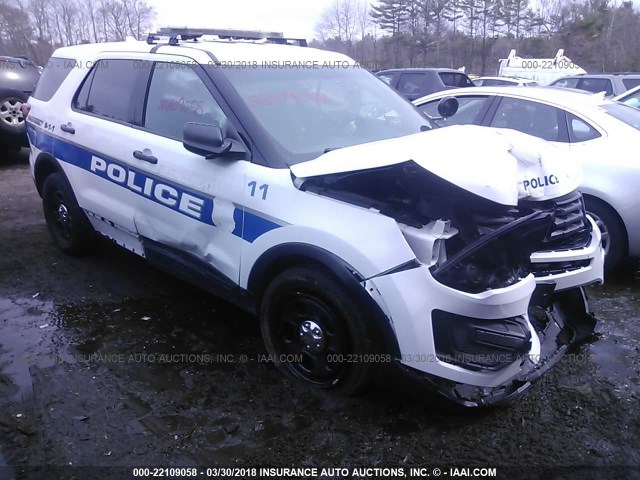 1FM5K8AR2GGB13179 - 2016 FORD EXPLORER POLICE INTERCEPTOR WHITE photo 1