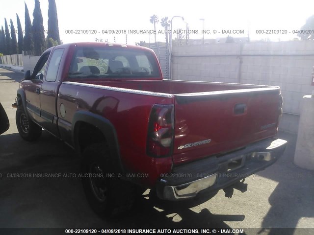 1GCHK29U33E114063 - 2003 CHEVROLET SILVERADO K2500 HEAVY DUTY RED photo 3