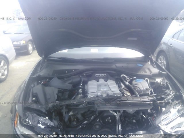 WAUHGAFC9CN052642 - 2012 AUDI A6 PRESTIGE შავი ფოტო 10