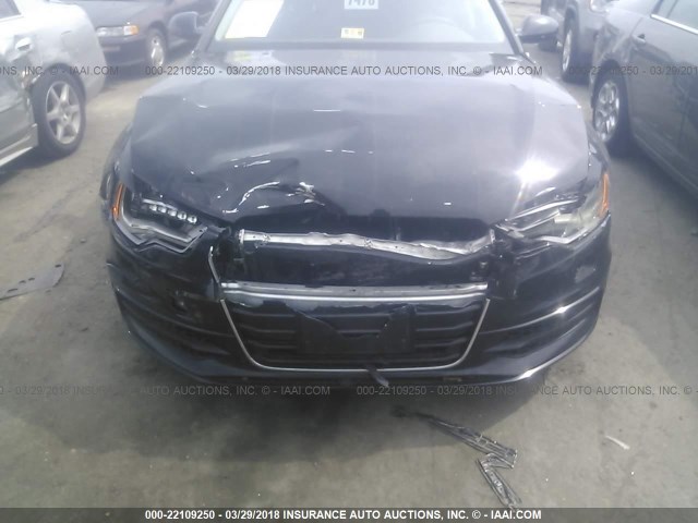 WAUHGAFC9CN052642 - 2012 AUDI A6 PRESTIGE შავი ფოტო 6