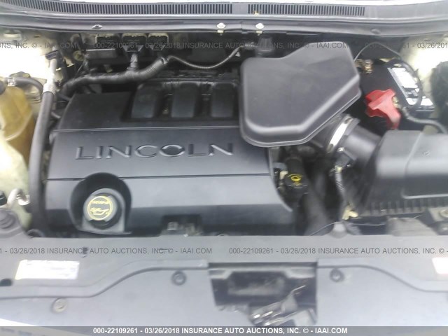 2LMDU68C07BJ35561 - 2007 LINCOLN MKX WHITE photo 10