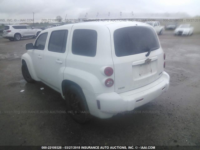 3GNBABFW2BS503058 - 2011 CHEVROLET HHR LT WHITE photo 3