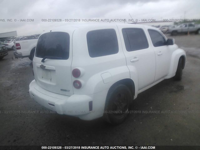 3GNBABFW2BS503058 - 2011 CHEVROLET HHR LT WHITE photo 4