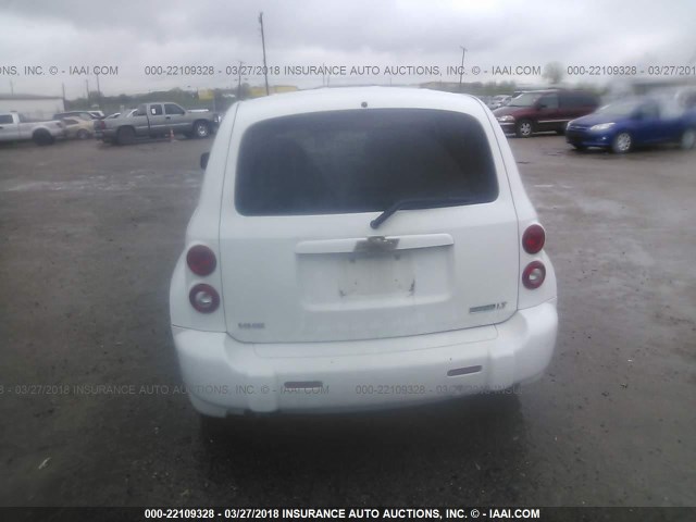 3GNBABFW2BS503058 - 2011 CHEVROLET HHR LT WHITE photo 6