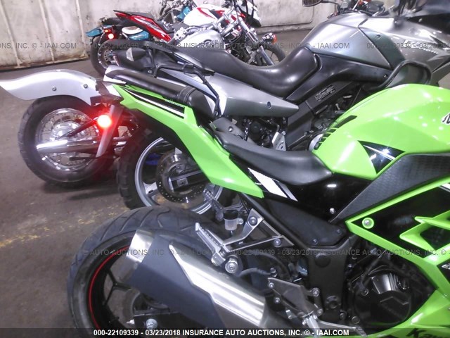 JKAEX8A19EA002476 - 2014 KAWASAKI EX300 A GREEN photo 6