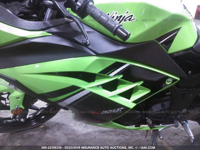 JKAEX8A19EA002476 - 2014 KAWASAKI EX300 A GREEN photo 9