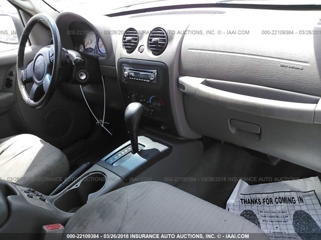 1J4GK48K44W311434 - 2004 JEEP LIBERTY SPORT 银色 照片 5