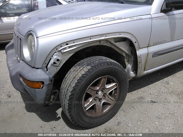 1J4GK48K44W311434 - 2004 JEEP LIBERTY SPORT 银色 照片 6