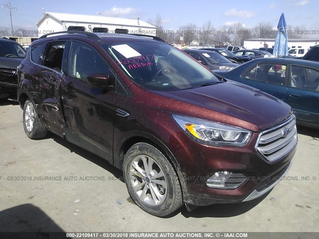 1FMCU9HD5JUA29898 - 2018 FORD ESCAPE SEL RED photo 1