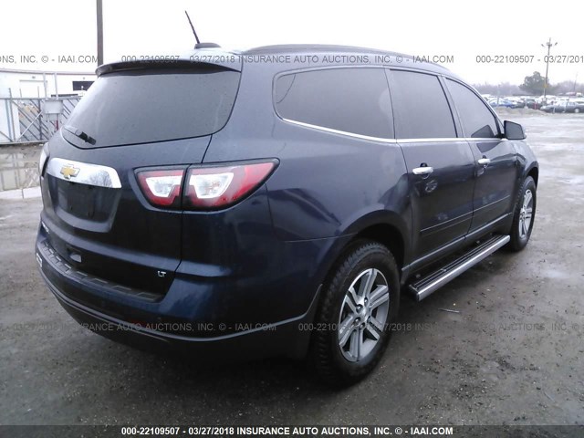 1GNKRGKD1HJ191688 - 2017 CHEVROLET TRAVERSE LT BLACK photo 4