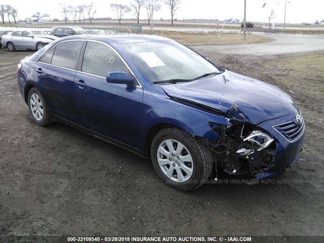 4T1BE46K98U195722 - 2008 TOYOTA CAMRY CE/LE/XLE/SE BLUE photo 1