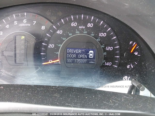 4T1BE46K98U195722 - 2008 TOYOTA CAMRY CE/LE/XLE/SE BLUE photo 7