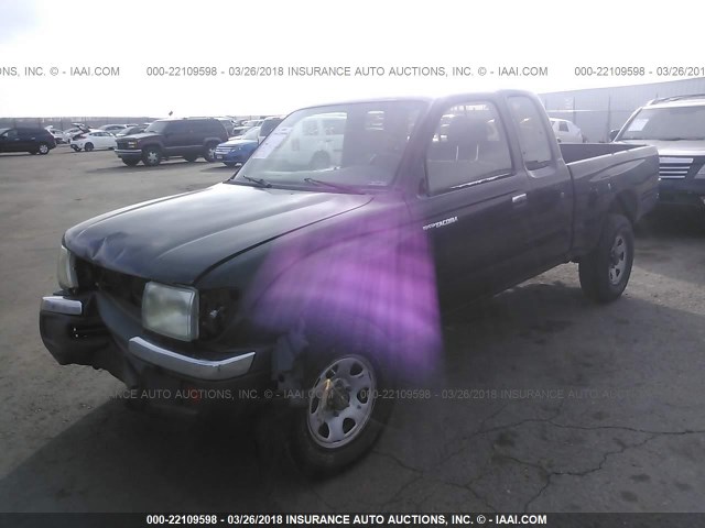 4TAWN72N5WZ043794 - 1998 TOYOTA TACOMA XTRACAB BLACK photo 2