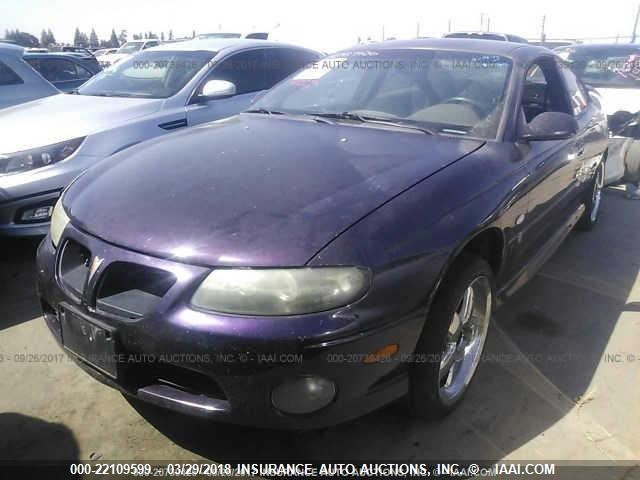 6G2VX12GX4L265005 - 2004 PONTIAC GTO PURPLE photo 2