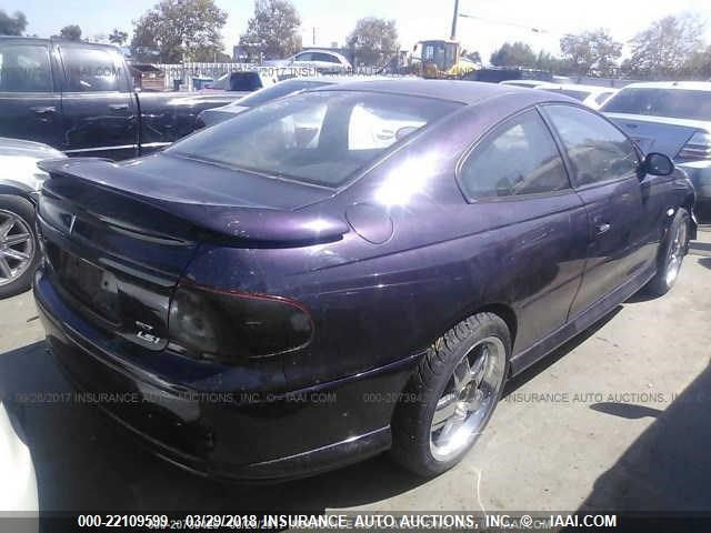 6G2VX12GX4L265005 - 2004 PONTIAC GTO PURPLE photo 4