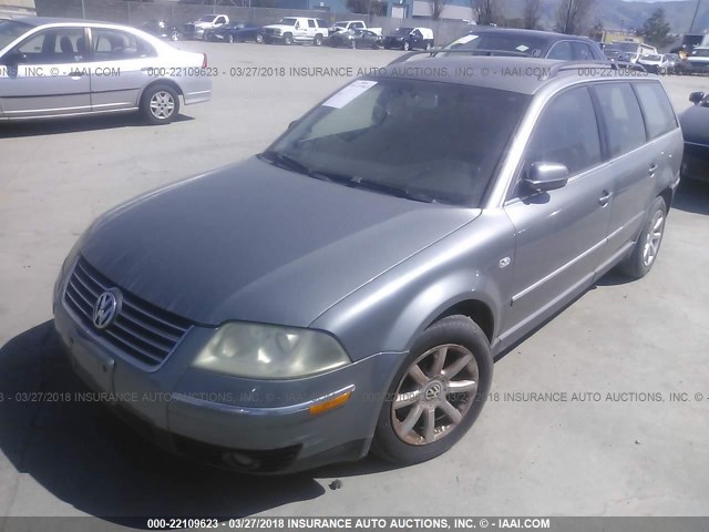 WVWVD63B14E027145 - 2004 VOLKSWAGEN PASSAT GLS GRAY photo 2