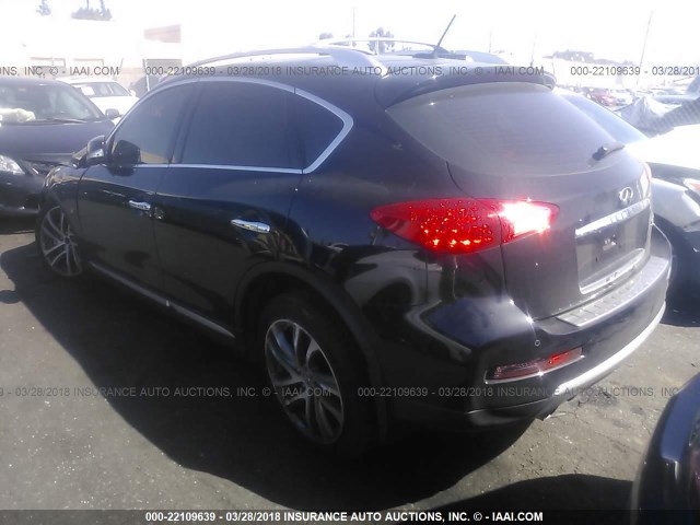 JN1BJ0RP2HM384764 - 2017 INFINITI QX50 BLACK photo 3