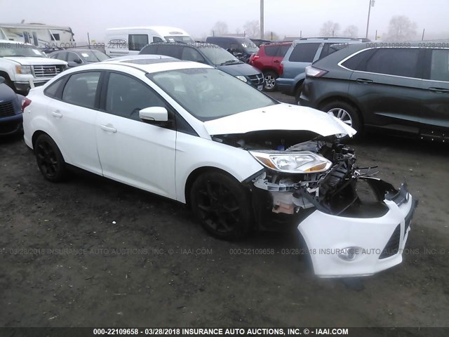 1FADP3F22DL212271 - 2013 FORD FOCUS SE WHITE photo 1