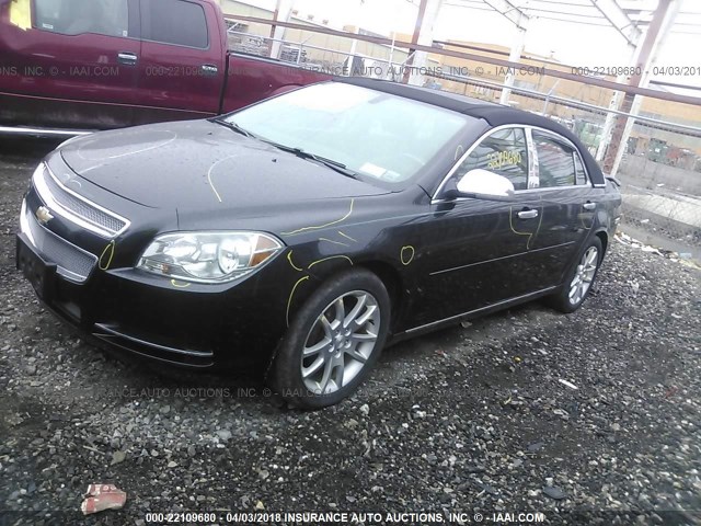 1G1ZH57BX9F255097 - 2009 CHEVROLET MALIBU 1LT 黑色 照片 2
