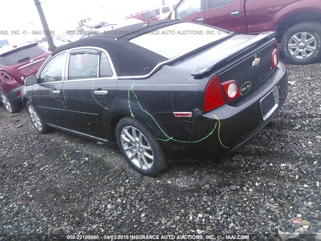 1G1ZH57BX9F255097 - 2009 CHEVROLET MALIBU 1LT 黑色 照片 3