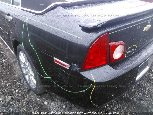 1G1ZH57BX9F255097 - 2009 CHEVROLET MALIBU 1LT 黑色 照片 6