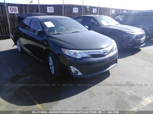 4T1BD1FK7CU044887 - 2012 TOYOTA CAMRY HYBRID/LE/XLE 黑色 照片 1