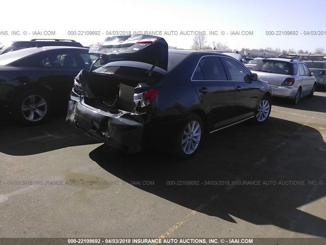 4T1BD1FK7CU044887 - 2012 TOYOTA CAMRY HYBRID/LE/XLE 黑色 照片 4