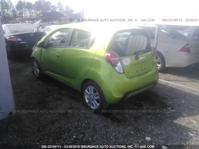 KL8CD6S9XFC797230 - 2015 CHEVROLET SPARK 1LT GREEN photo 3