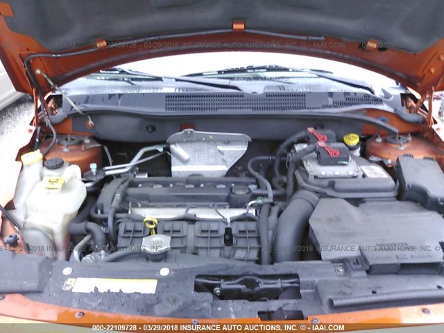 1B3CB3HA3BD298403 - 2011 DODGE CALIBER MAINSTREET ORANGE photo 10