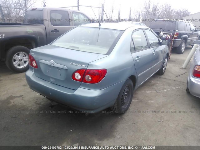 2T1BR32E36C684050 - 2006 TOYOTA COROLLA CE/LE/S TEAL photo 4