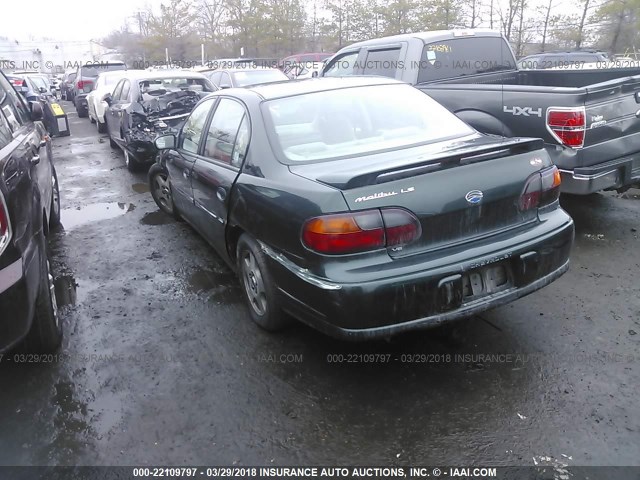 1G1NE52J42M667166 - 2002 CHEVROLET MALIBU LS GREEN photo 3