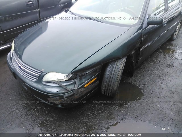 1G1NE52J42M667166 - 2002 CHEVROLET MALIBU LS GREEN photo 6