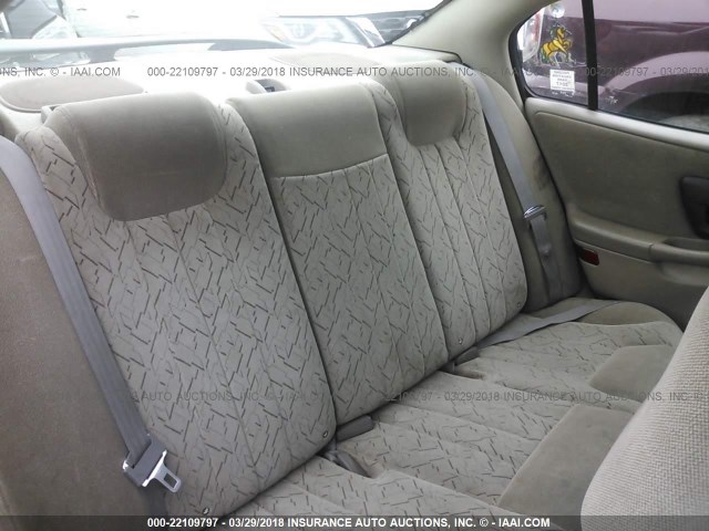 1G1NE52J42M667166 - 2002 CHEVROLET MALIBU LS GREEN photo 8