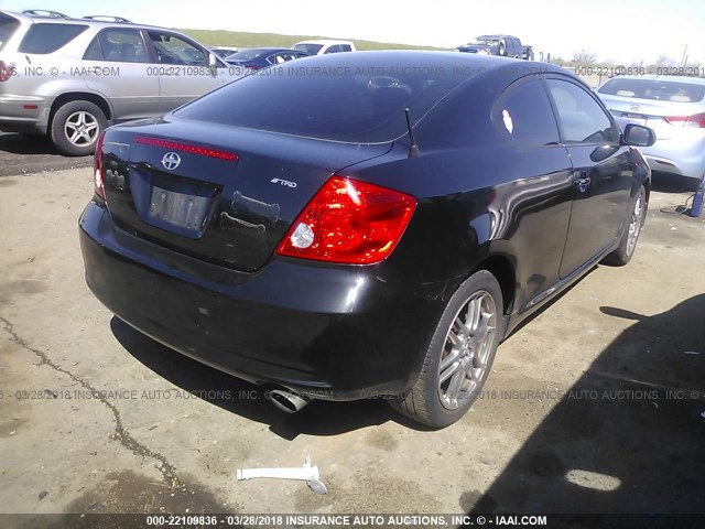 JTKDE177350027429 - 2005 TOYOTA SCION TC შავი ფოტო 4