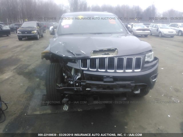 1C4RJFBG8FC610267 - 2015 JEEP GRAND CHEROKEE LIMITED GRAY photo 6