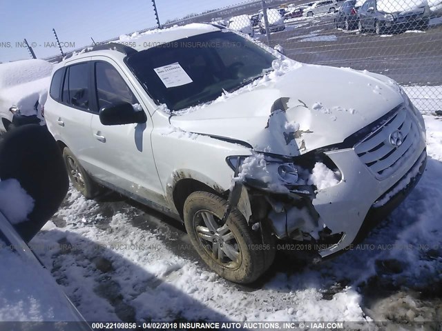 5NMSGDAB5AH376464 - 2010 HYUNDAI SANTA FE GLS WHITE photo 1