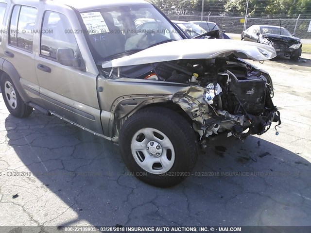 1J4GK48K86W200839 - 2006 JEEP LIBERTY SPORT Qızıl foto 6