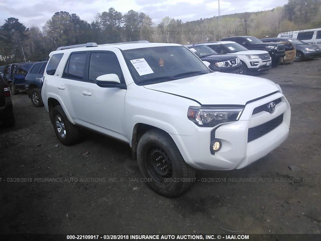 JTEZU5JR8G5134057 - 2016 TOYOTA 4RUNNER SR5/LIMITED/SR5 PREMIUM WHITE photo 1