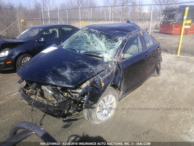 4T4BF1FK5CR270801 - 2012 TOYOTA CAMRY SE/LE/XLE BLACK photo 2