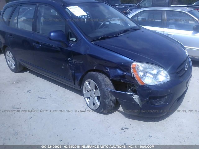 KNAFG526087135242 - 2008 KIA RONDO LX/EX Dark Blue photo 6