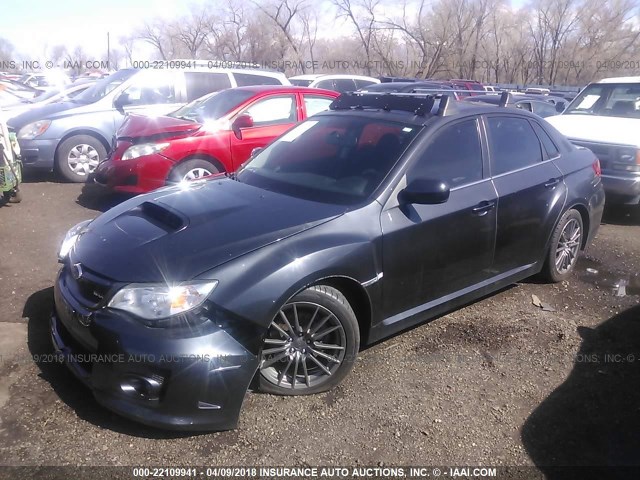 JF1GV7E6XCG022725 - 2012 SUBARU IMPREZA WRX GRAY photo 2