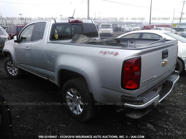 1GCHTCEN4H1283718 - 2017 CHEVROLET COLORADO LT SILVER photo 3