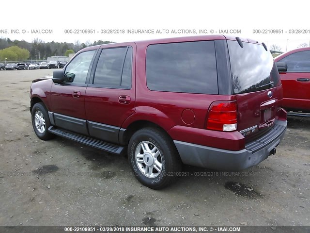 1FMPU16556LA11803 - 2006 FORD EXPEDITION XLT RED photo 3