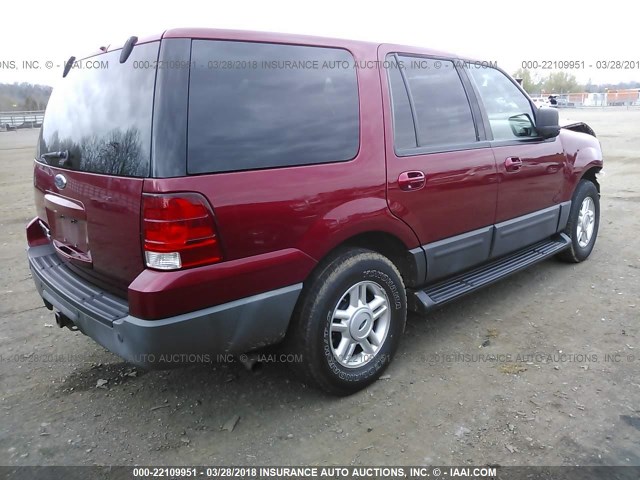 1FMPU16556LA11803 - 2006 FORD EXPEDITION XLT RED photo 4
