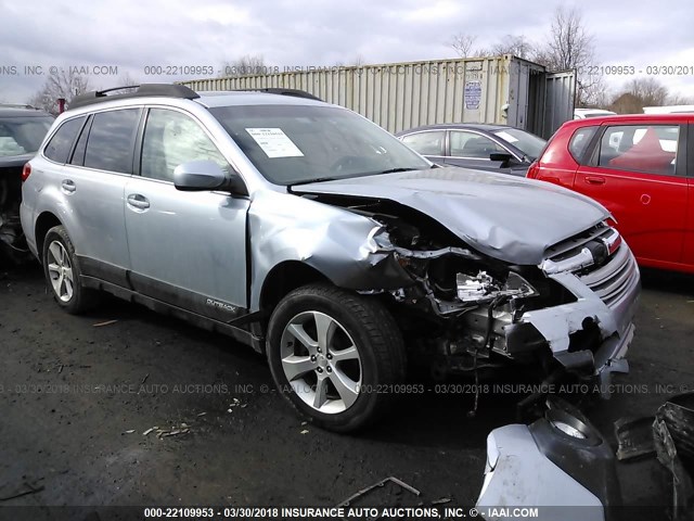 4S4BRBLC1D3240612 - 2013 SUBARU OUTBACK 2.5I LIMITED BLUE photo 1