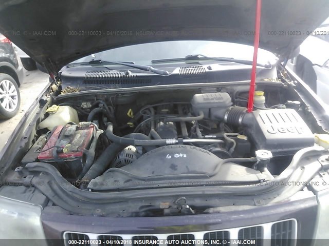 1J4GW48S54C135788 - 2004 JEEP GRAND CHEROKEE LAREDO/COLUMBIA/FREEDOM 浅蓝色 照片 10