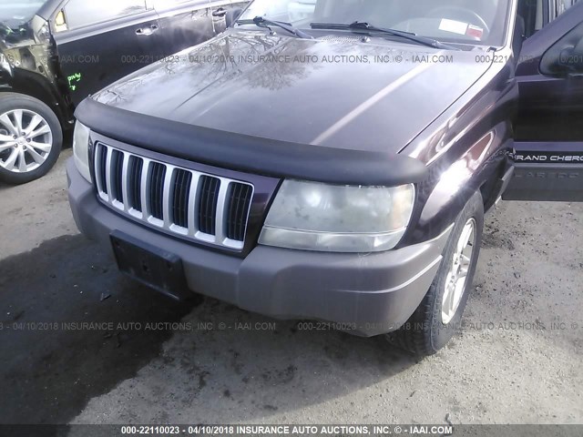 1J4GW48S54C135788 - 2004 JEEP GRAND CHEROKEE LAREDO/COLUMBIA/FREEDOM Light Blue photo 6