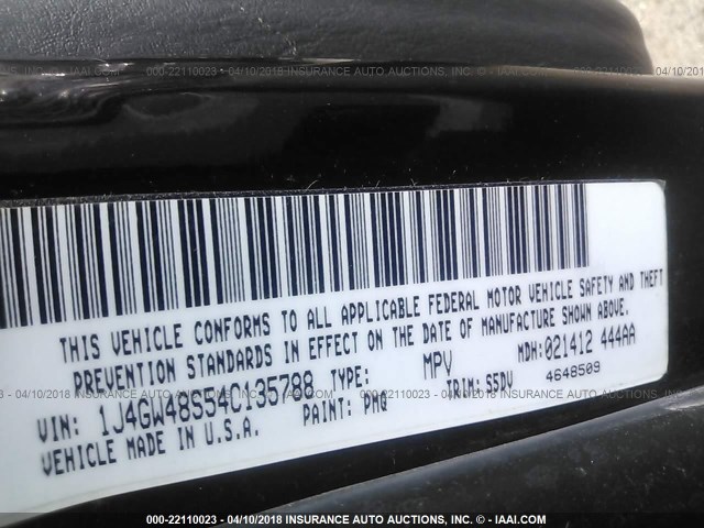 1J4GW48S54C135788 - 2004 JEEP GRAND CHEROKEE LAREDO/COLUMBIA/FREEDOM 浅蓝色 照片 9