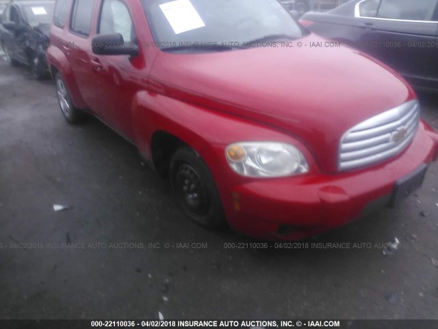 3GNBAADB2AS634340 - 2010 CHEVROLET HHR LS RED photo 1